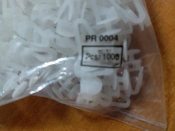 KİLİTLİ PERDE DÜĞMESİ TÜL PERDE DÜĞMESİ (1000 ADET) ürün görseli 1