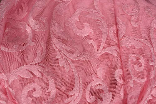 SULTAN 2 MODEL PEMBE RENK TEK KANAT Hazır dikilmiş Pileli Fon Perde 300*260 cm - Resim 5