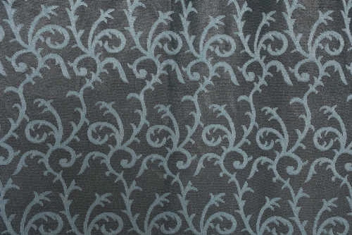 ŞAL MODEL MAVİ RENK TEK KANAT Hazır dikilmiş Pileli Fon Perde 300*260 cm - Resim 4