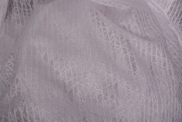 ÇİZGİLİ MODEL BEYAZ RENK TEK KANAT Hazır dikilmiş Pileli Fon Perde 300*260 cm - Resim 5