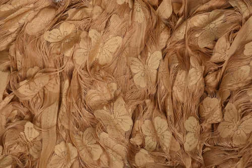 KELEBEK  MODEL GOLD RENK İP PERDE HAZIR DÜĞMELERİ DİKİLMİŞ İP PERDE 300*270 cm - Resim 6