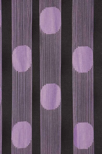 PUANLI MODEL LİLA RENK HAZIR İP PERDE 300*280 cm - Resim 4
