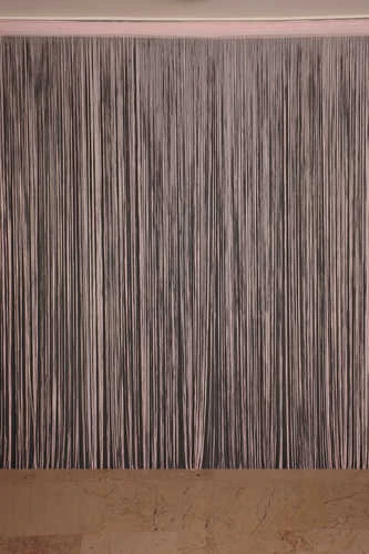 DÜZ İP  MODEL PUDRA RENK HAZIR İP PERDE 300*270 ürün görseli