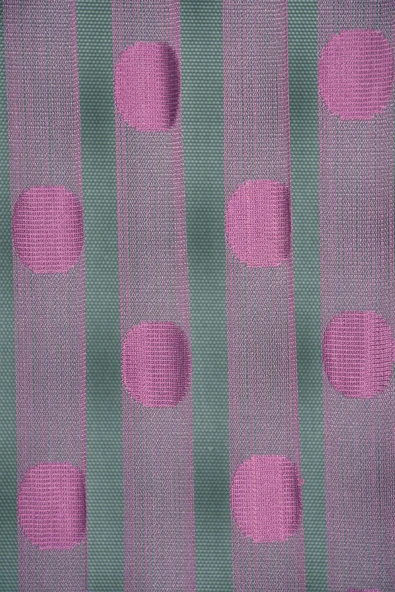 PUANLI MODEL MOR RENK HAZIR İP PERDE 300*270 cm - Resim 4