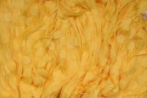 PUANLI MODEL CİVCİV SARISI RENK HAZIR İP PERDE 300*270 cm - Resim 6