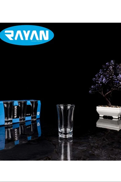 Kahve Yanı 6'lı Su Bardağı Tosca Shot Royaleks-TG-2022 - 3