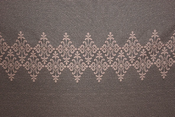 GÖBEKLİ MODEL PUDRA RENK TEK KANAT Hazır dikilmiş Pileli Fon Perde 300*260 cm - Resim 7