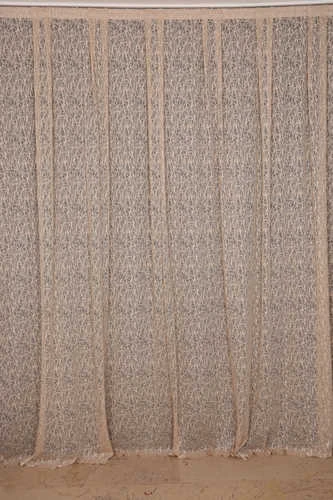 ÖRÜMCEK TÜL VİZON RENK TEK KANAT Hazır dikilmiş Pileli Fon Perde 300*260 cm ürün görseli