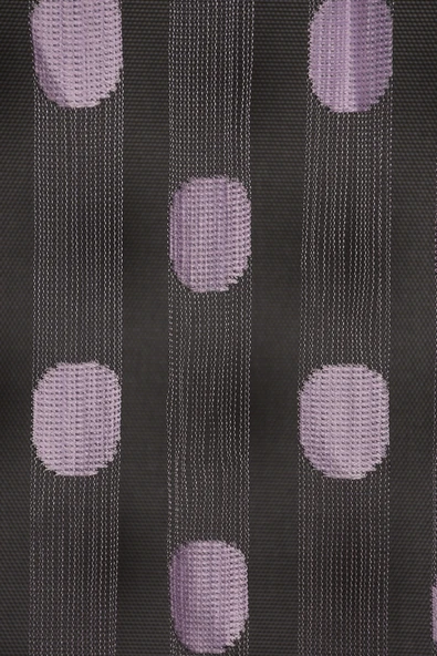 PUANLI ÇİFT RENK LİLA İP PERDE HAZIR DÜĞMELERİ DİKİLMİŞ İP PERDE 300*270 cm ürün görseli