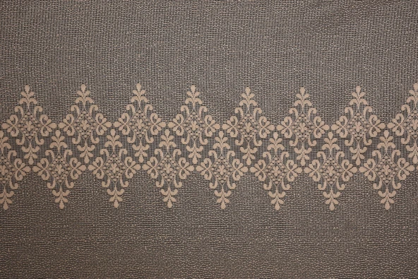 GÖBEKLİ MODEL VİZON RENK TEK KANAT Hazır dikilmiş Pileli Fon Perde 300*260 cm - Resim 7