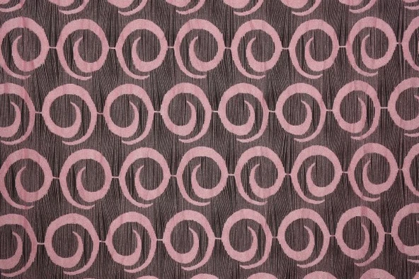 VAKKO  MODEL PEMBE RENK İP PERDE HAZIR DÜĞMELERİ DİKİLMİŞ İP PERDE 300*270 cm - Resim 4