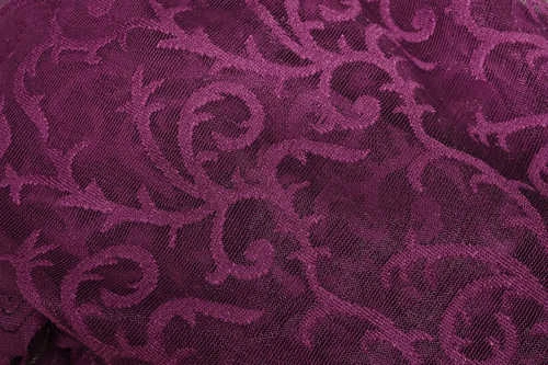 ŞAL MODEL MOR RENK TEK KANATHazır dikilmiş Pileli Fon Perde 300*260 cm - Resim 5