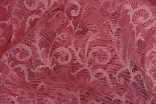 ŞAL MODEL PEMBE RENK TEK KANAT Hazır dikilmiş Pileli Fon Perde 300*260 cm - Resim 4