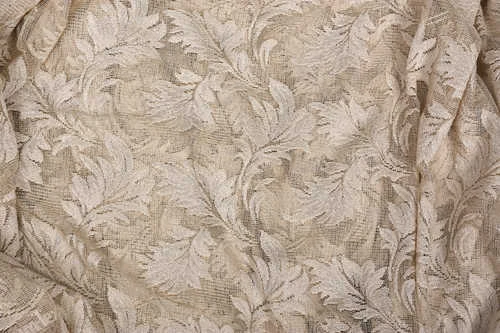 YAPRAK  MODEL VİZON RENK İP PERDE HAZIR DÜĞMELERİ DİKİLMİŞ İP PERDE 300*270 cm - Resim 5