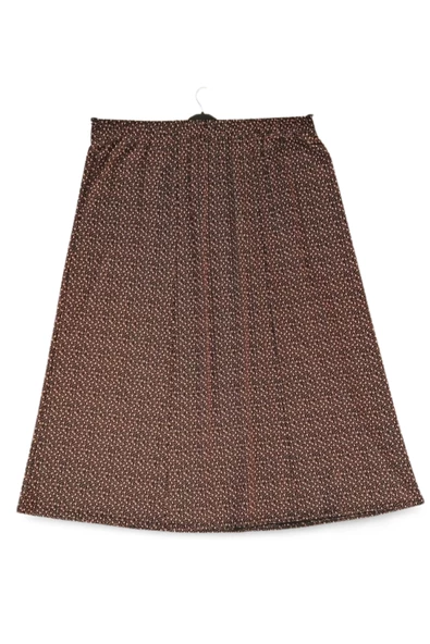 Beli Lastikli Full Likralı Pigment Penye Etek Anne Eteği Uzun Namaz Eteği - Royaleks - D1 - Resim 2