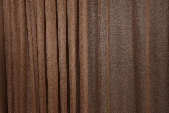 DAR ETEK MODEL VİZON RENK TEK KANAT Hazır Pileli Fon Perde 300*260 - Resim 7