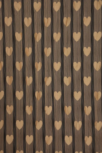 KALPLİ BİRLEŞİK MODEL GOLD RENK İP PERDE HAZIR İP PERDE 300*270 ürün görseli