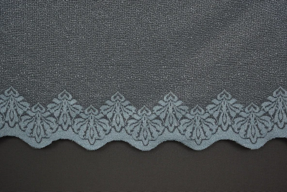 DAR ETEK MODEL MAVİ RENK TEK KANAT Hazır Pileli Fon Perde 300*260 - Resim 6