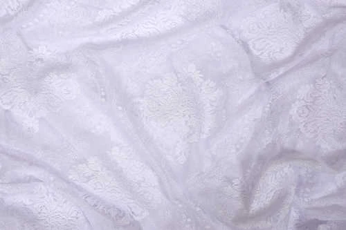 ÇERÇEVELİ DAMAKS BEYAZ RENK TEK KANAT Hazır dikilmiş Pileli Fon Perde 300*260 cm - Resim 5