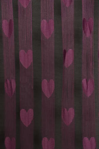 KALPLİ MODEL MOR RENK İP PERDE HAZIR İP PERDE 300*270 - Resim 4