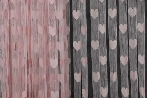 KALPLİ MODEL PUDRA RENK İP PERDE HAZIR İP PERDE 300*270 - Resim 5