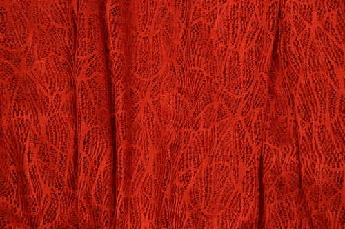 ÖRÜMCEK  MODEL KIRMIZI RENK İP PERDE HAZIR DÜĞMELERİ DİKİLMİŞ İP PERDE 300*270 cm - Resim 5