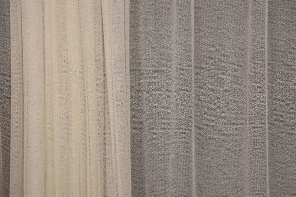 DAR ETEK MODEL KREM RENK TEK KANAT Hazır Pileli Fon Perde 300*260 - Resim 7