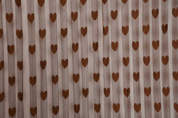 KALPLİ MODEL ACI KAHVE RENK İP PERDE HAZIR İP PERDE 300*270 - 3