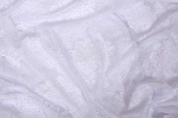 ÇERÇEVELİ DAMAKS BEYAZ RENK TEK KANAT Hazır dikilmiş Pileli Fon Perde 300*260 cm - 5
