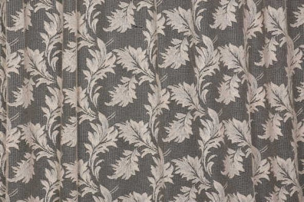 YAPRAK  MODEL VİZON RENK İP PERDE HAZIR DÜĞMELERİ DİKİLMİŞ İP PERDE 300*270 cm - 3