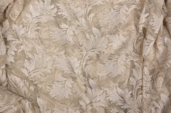 YAPRAK  MODEL VİZON RENK İP PERDE HAZIR DÜĞMELERİ DİKİLMİŞ İP PERDE 300*270 cm - 5