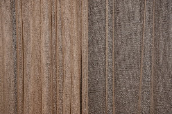 GENİŞ ETEK MODEL VİZON RENK TEK KANAT Hazır Pileli Fon Perde 300*260 - 7