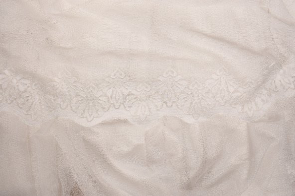 DAR ETEK MODEL BEYAZ RENK TEK KANAT Hazır Pileli Fon Perde 300*260 - 8