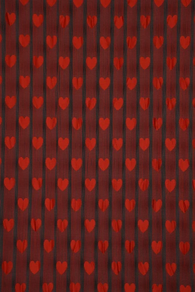 KALPLİ BİRLEŞİK MODEL KIRMIZI RENK İP PERDE HAZIR İP PERDE 300*270 ürün görseli