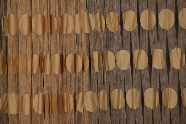 BÜYÜK PUANLI MODEL GOLD RENK İP PERDE HAZIR İP PERDE 300*270 - Resim 4