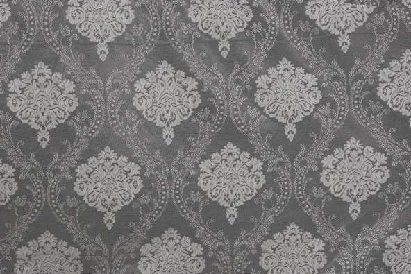 ÇERÇEVELİ DAMAKS KREM RENK TEK KANAT Hazır dikilmiş Pileli Fon Perde 300*260 cm - Resim 5