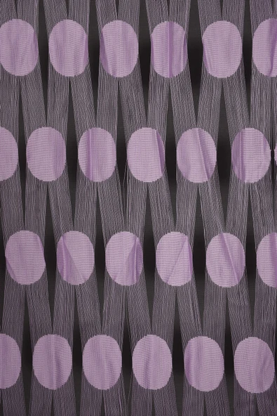 BÜYÜK PUANLI MODEL LİLA RENK İP PERDE HAZIR İP PERDE 300*280 ürün görseli 1