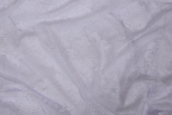 ÇERÇEVELİ DAMAKS KIRIK BEYAZRENK TEK KANAT  Hazır Pileli Fon Perde 300*260 - Resim 7