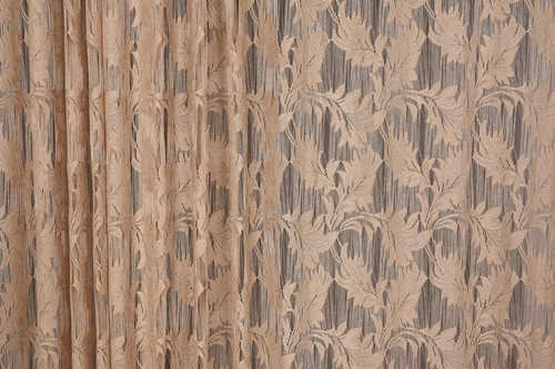 YAPRAK  MODEL VİZON RENK İP PERDE HAZIR DÜĞMELERİ DİKİLMİŞ İP PERDE 300*270 cm - Resim 11