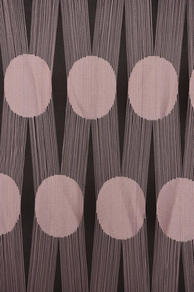 BÜYÜK PUANLI MODEL PEMBE RENK İP PERDE HAZIR İP PERDE 300*270 - Resim 3