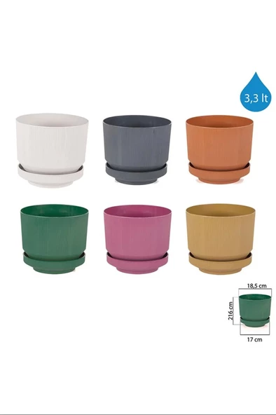 3No Saksı 3.3Lt 1 Adet Royaleks-S282