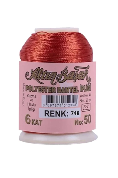 3 Adet Altınbaşak Oya ve Dantel İpi 20 gr - Royaleks - No: 748 - 3