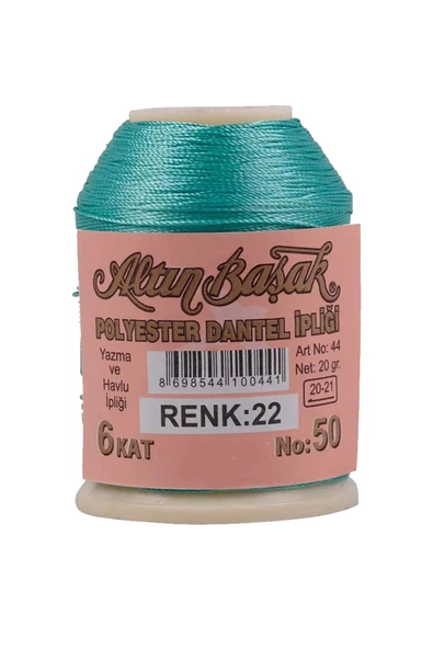 3 Adet Altınbaşak Oya ve Dantel İpi 20 gr - Royaleks - No: 022 - 3