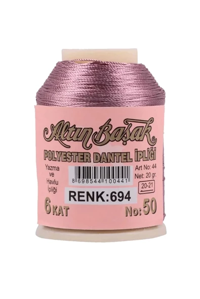 3 Adet Altınbaşak Oya ve Dantel İpi 20 gr - Royaleks - No: 029 - 694 - 489 - Resim 4