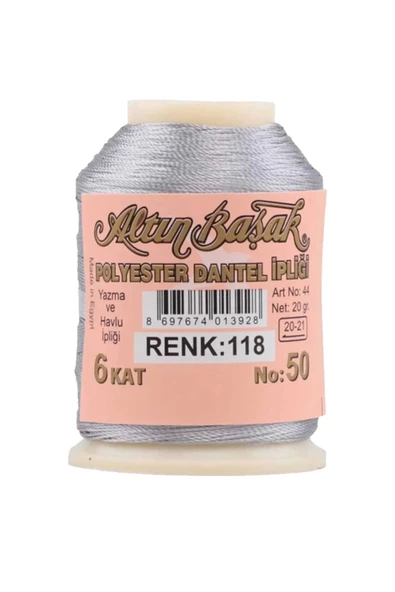 3 Adet Altınbaşak Oya ve Dantel İpi 20 gr - Royaleks - No: 428 - 623 - 118 - 4