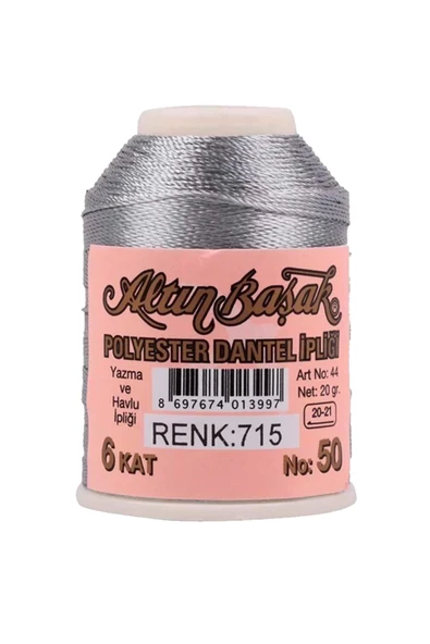 3 Adet Altınbaşak Oya ve Dantel İpi 20 gr - Royaleks - No: 239 - 329 - 715 - Resim 4