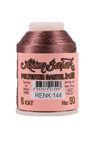 3 Adet Altınbaşak Oya ve Dantel İpi 20 gr - Royaleks - No: 144 - 085 - 002 - 3