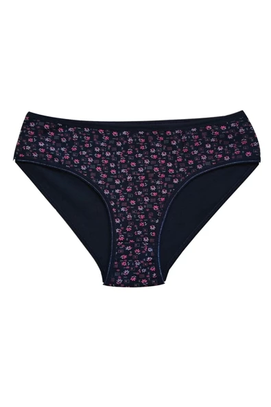 Pamuklu Geniş Kenarlı Likralı Desenli Bato Kadın Külot 3'lü Paket Set2 - Resim 3