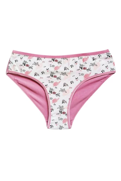 Pamuklu Geniş Kenarlı Likralı Desenli Bato Kadın Külot Desen 5 ürün görseli