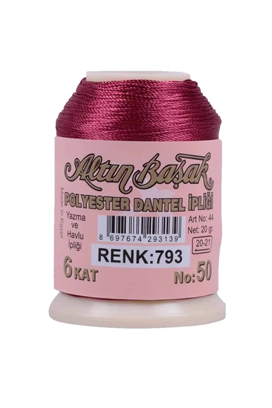 3 Adet Altınbaşak Oya ve Dantel İpi 20 gr - Royaleks - No: 024 - 793 - 373 - Resim 4